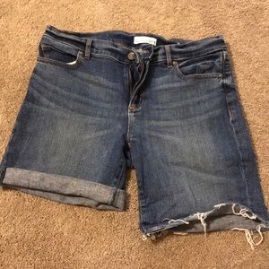 Loft Bermuda jean shorts